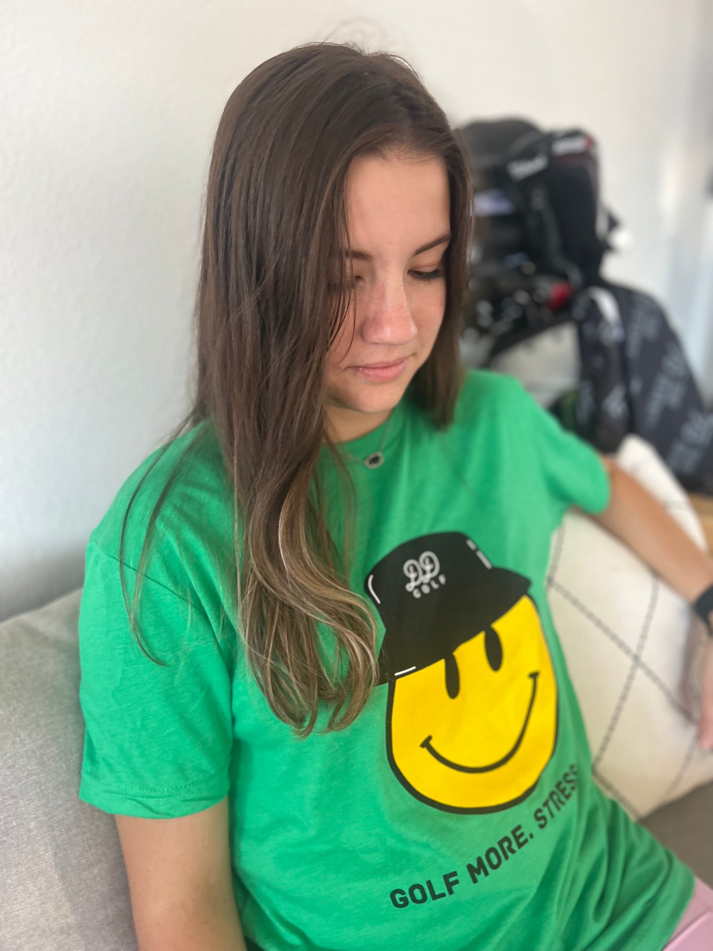 dd golf bucket hat triblend graphic tee